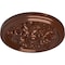 Ekena Millwork Katheryn Ceiling Medallion (Fits Canopies up to 2 1/8"), 14 1/2"OD x 2 3/4"P, Copper Penny CM14KTCPS - alternate 4